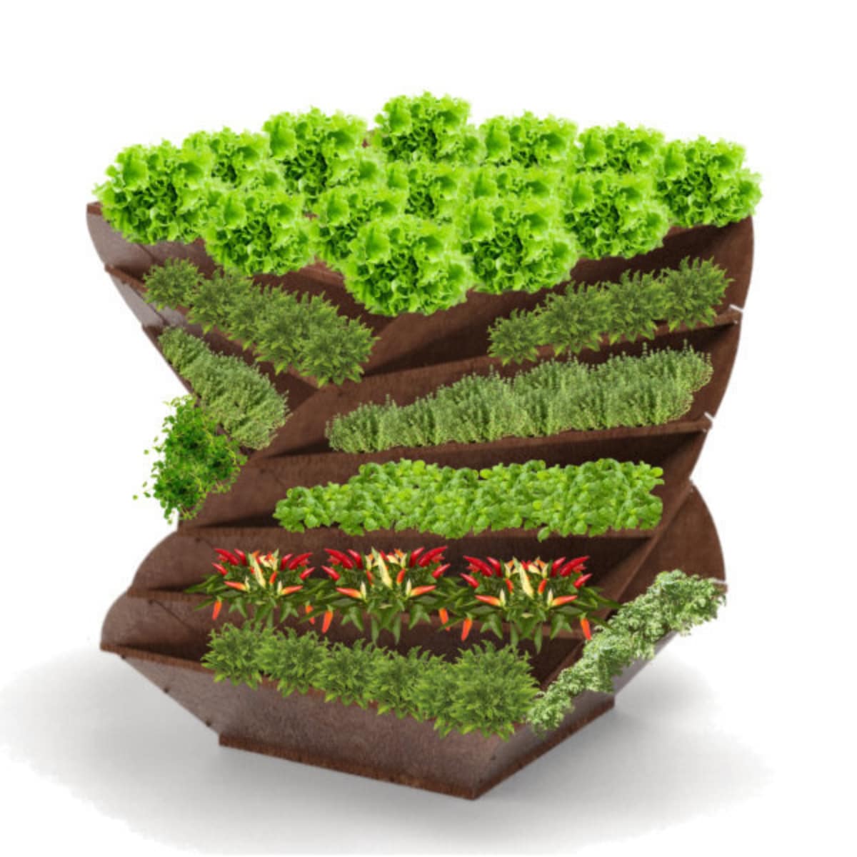 Effizientes Gärtnern im begrenzten Raum mit innovativen Hochbeeten von AvantGarden 20 Hochbeet HighBeet Twist