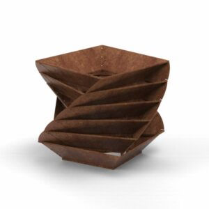 Hochbeet "HighBeet Twist" 6 Ebenen 8 VKFHTM00053 Twist 6 Ebenen Edelrost