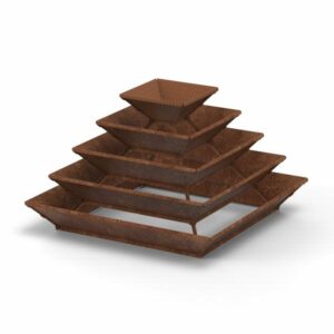 VKFHTM00058 Cleo 5 Ebenen Edelrost