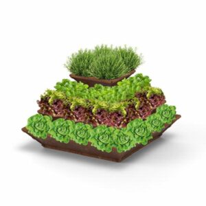 Hochbeet "HighBeet Cleo" 4 Ebenen 4 VKFHTM00059 Cleo 4 Ebenen Edelrost Gemuese