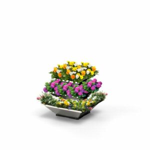 Hochbeet "HighBeet Rock" 3 Ebenen