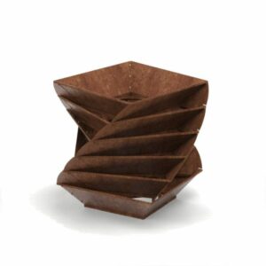 VKFHTM00065 Twist Toll 6 Ebenen Edelrost